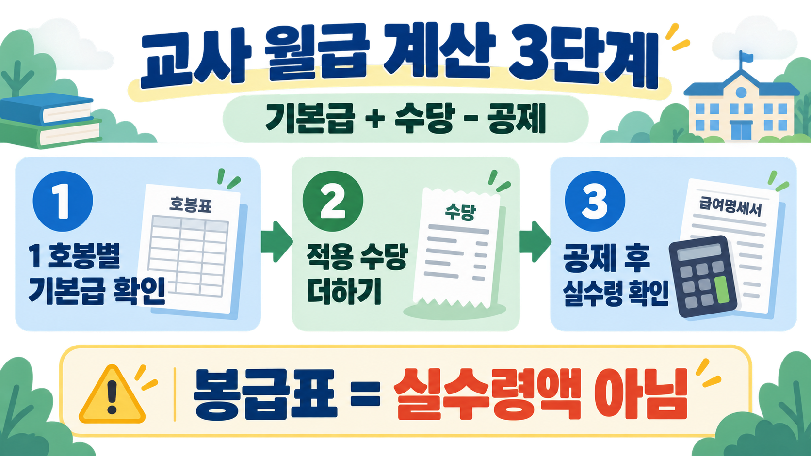 2026년 유치원·초등 교사 봉급표: 월급·연봉 확인 가이드 관련 정보 카드