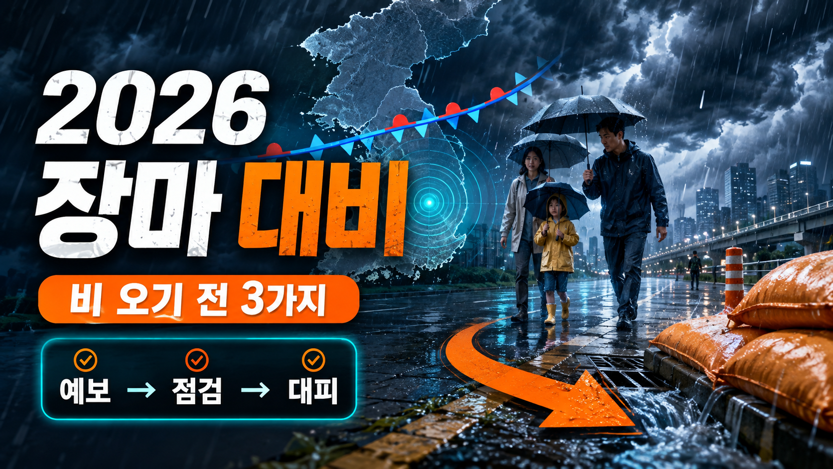 2026 장마 대비와 집중호우 안전 행동 요령