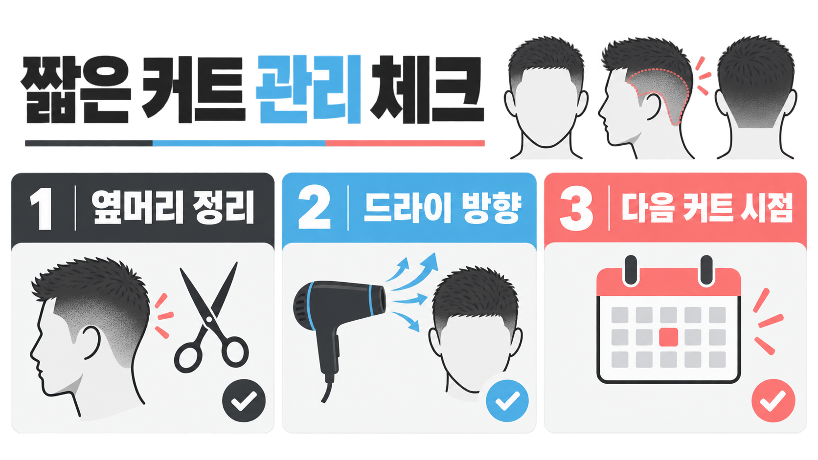 2026 남자 헤어 펌 종류: 긴머리 파마와 짧은 커트 선택 가이드 확인 정보 카드