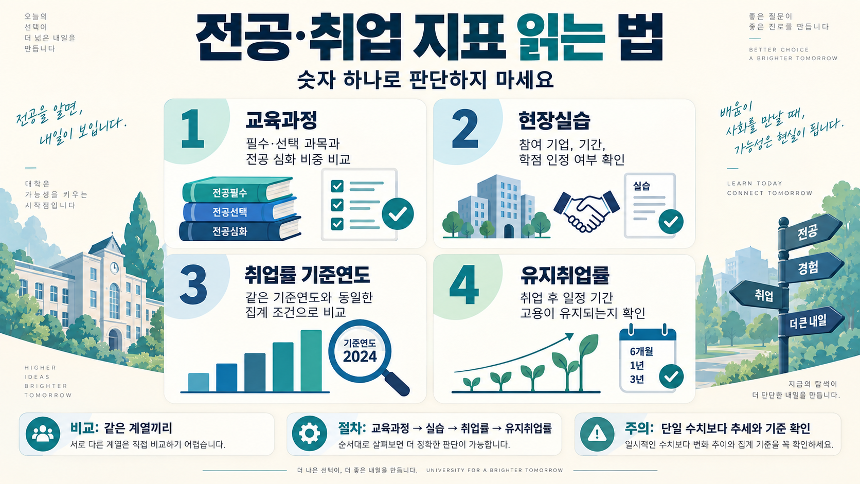 2026 전국 대학 선택 가이드: 공식 지표로 비교하는 5가지 기준 관련 정보 카드