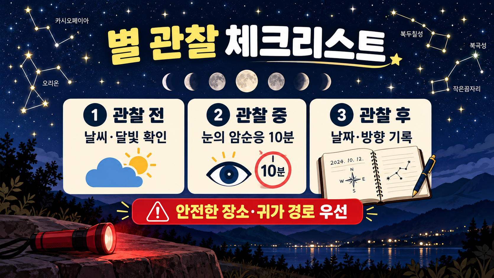 별자리 확인 정보 카드