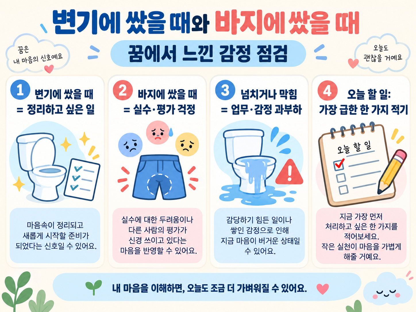 똥싸는 꿈 해몽: 상황별 상징과 마음 정리 가이드 관련 정보 카드