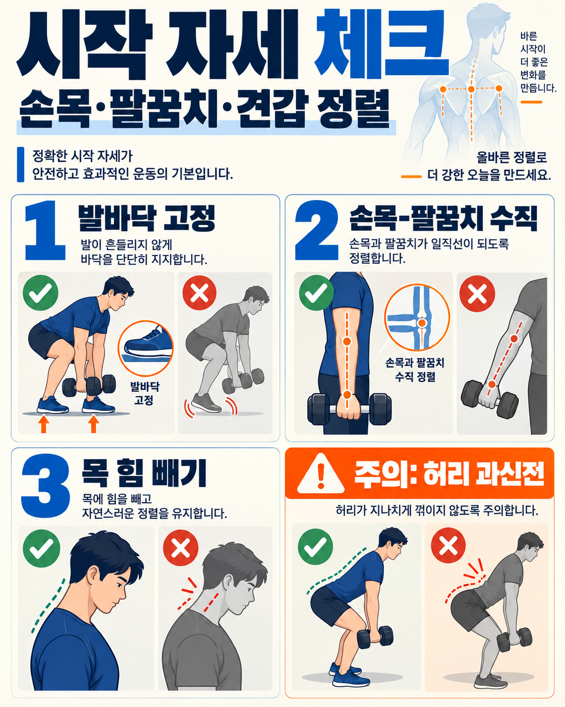 덤벨 숄더프레스 자세: 어깨 부담을 줄이는 기본 가이드 관련 정보 카드