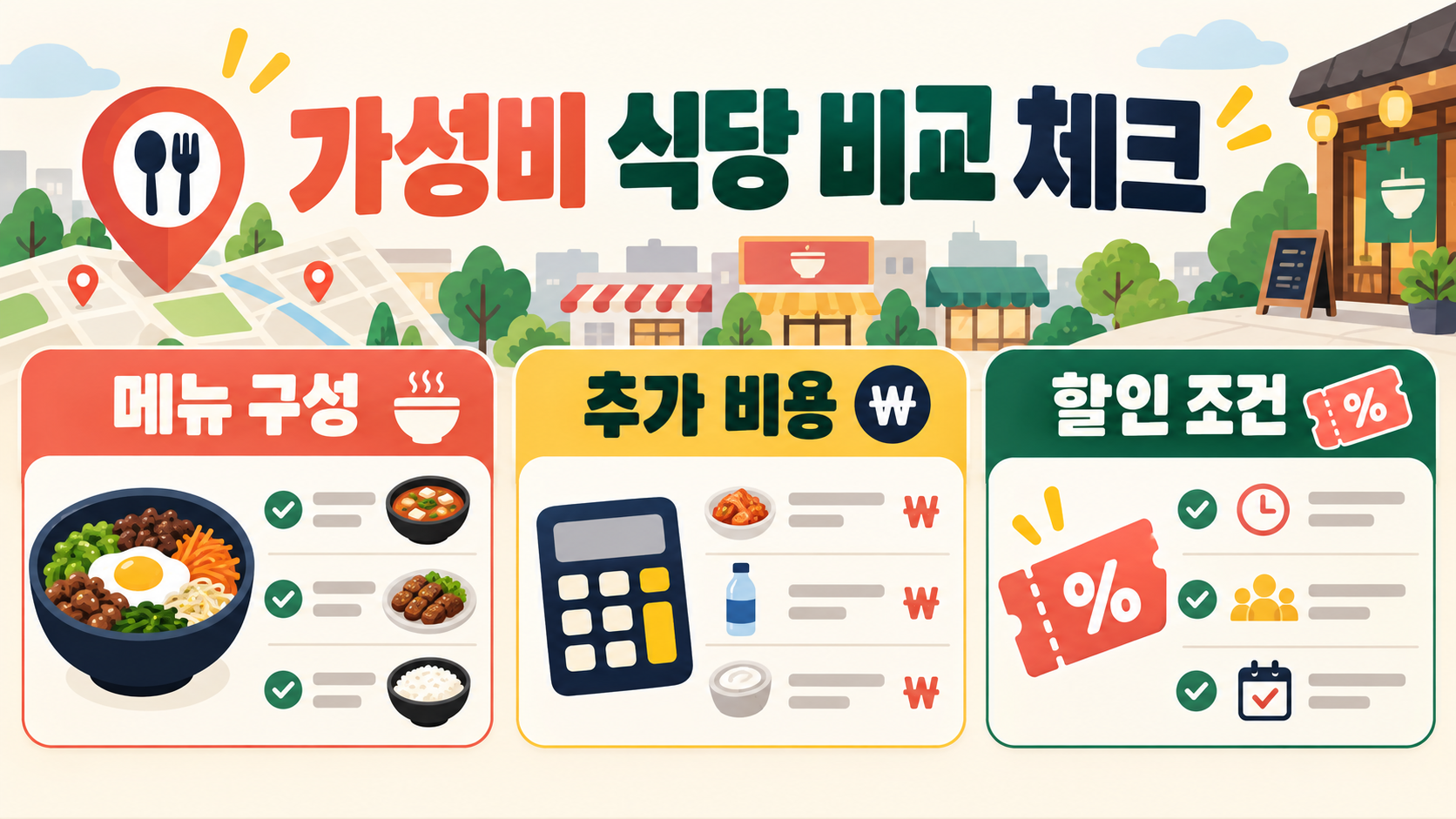 거지맵으로 가성비 식당 찾는 법: 고물가 시대 외식비 절약 가이드 관련 정보 카드