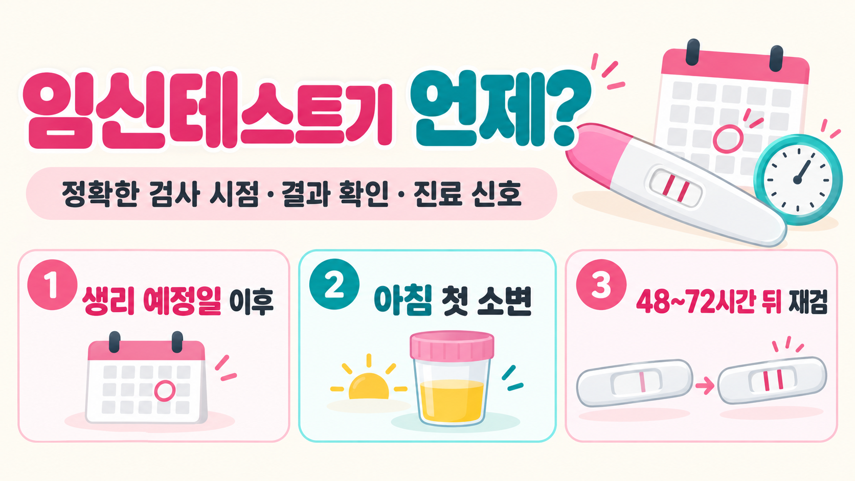 임신테스트기 사용 시점: 정확도를 높이는 방법과 착상혈 확인 가이드 정보 카드