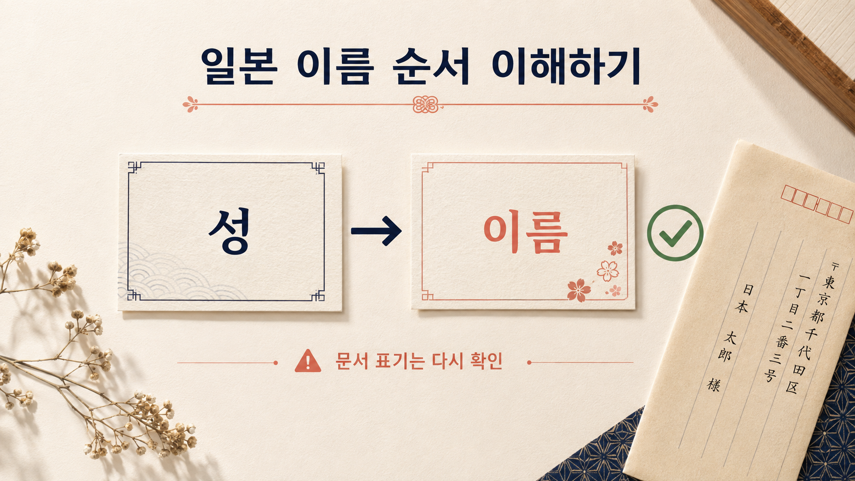 일본 이름 순서 이해하기: 가족 이름, 이름 및 영예 대표 이미지