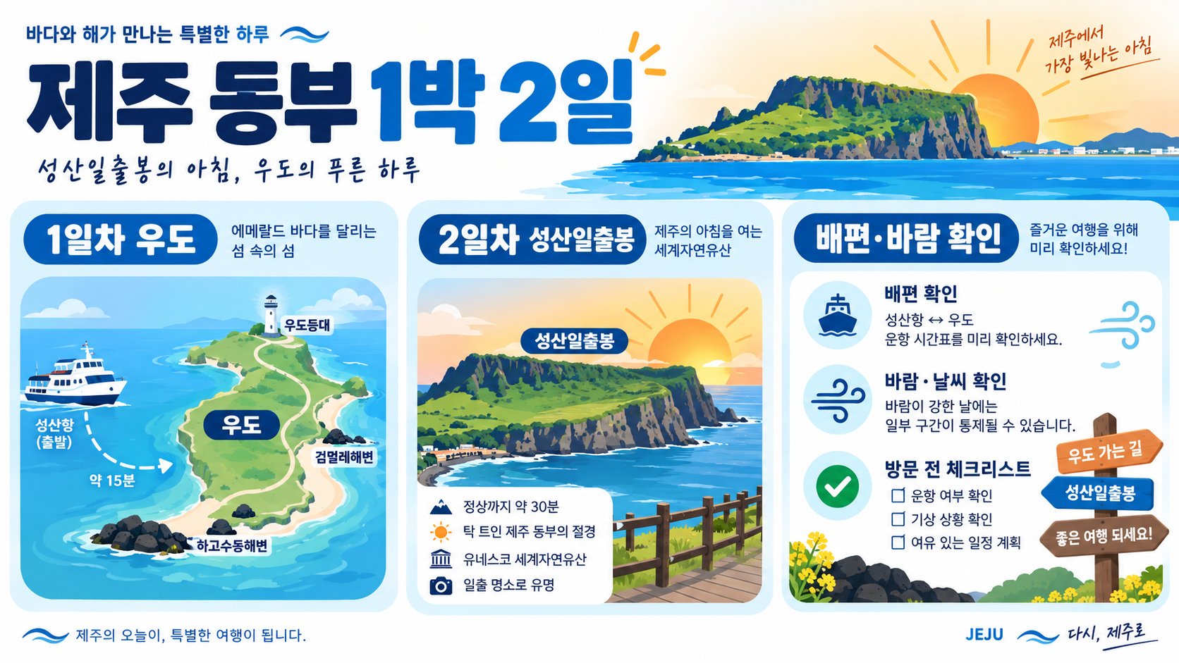 국내 여행지 추천 10곳: 계절별 동선과 준비 체크리스트 관련 정보 카드
