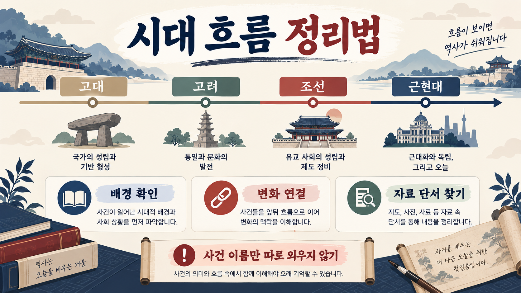 한국사능력검정시험 준비 방법: 등급 선택부터 기출문제 활용까지 관련 정보 카드