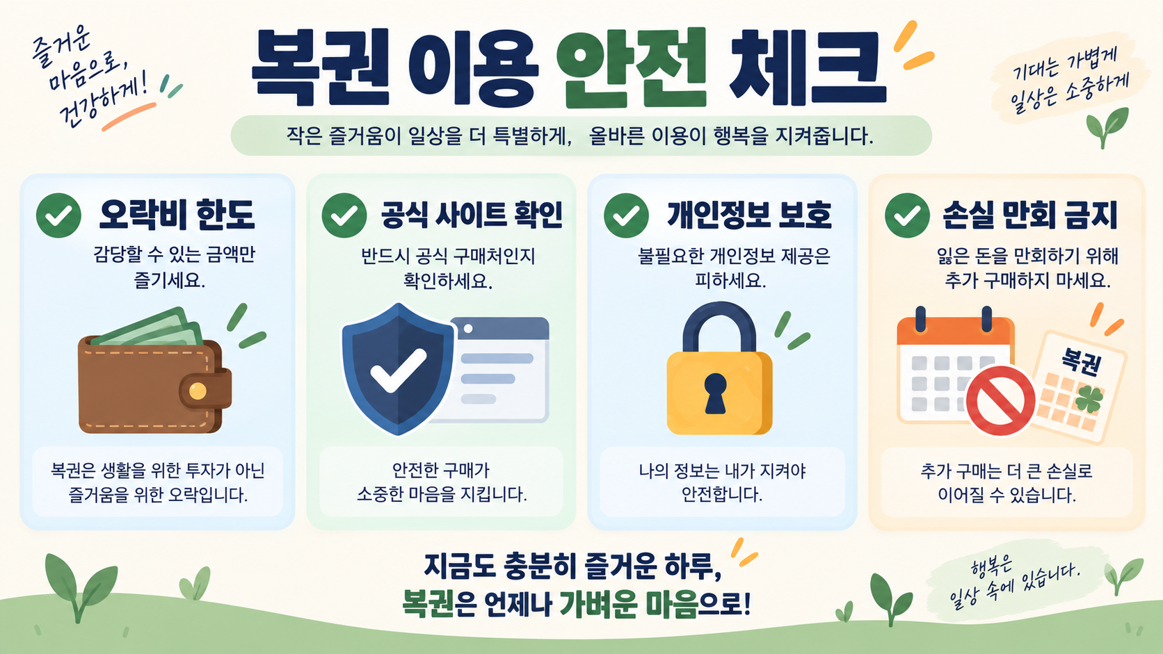 로또 꿈 해몽, 재미로 읽는 상징과 책임 있는 복권 이용 가이드 확인 정보 카드