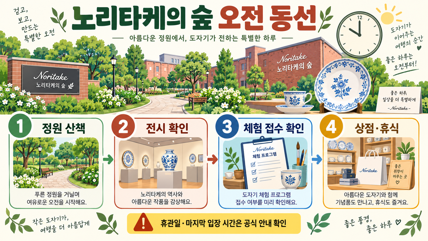 나고야 노리타케의 숲·이온몰 하루 일정: 동선·쇼핑·휴식 가이드 관련 정보 카드