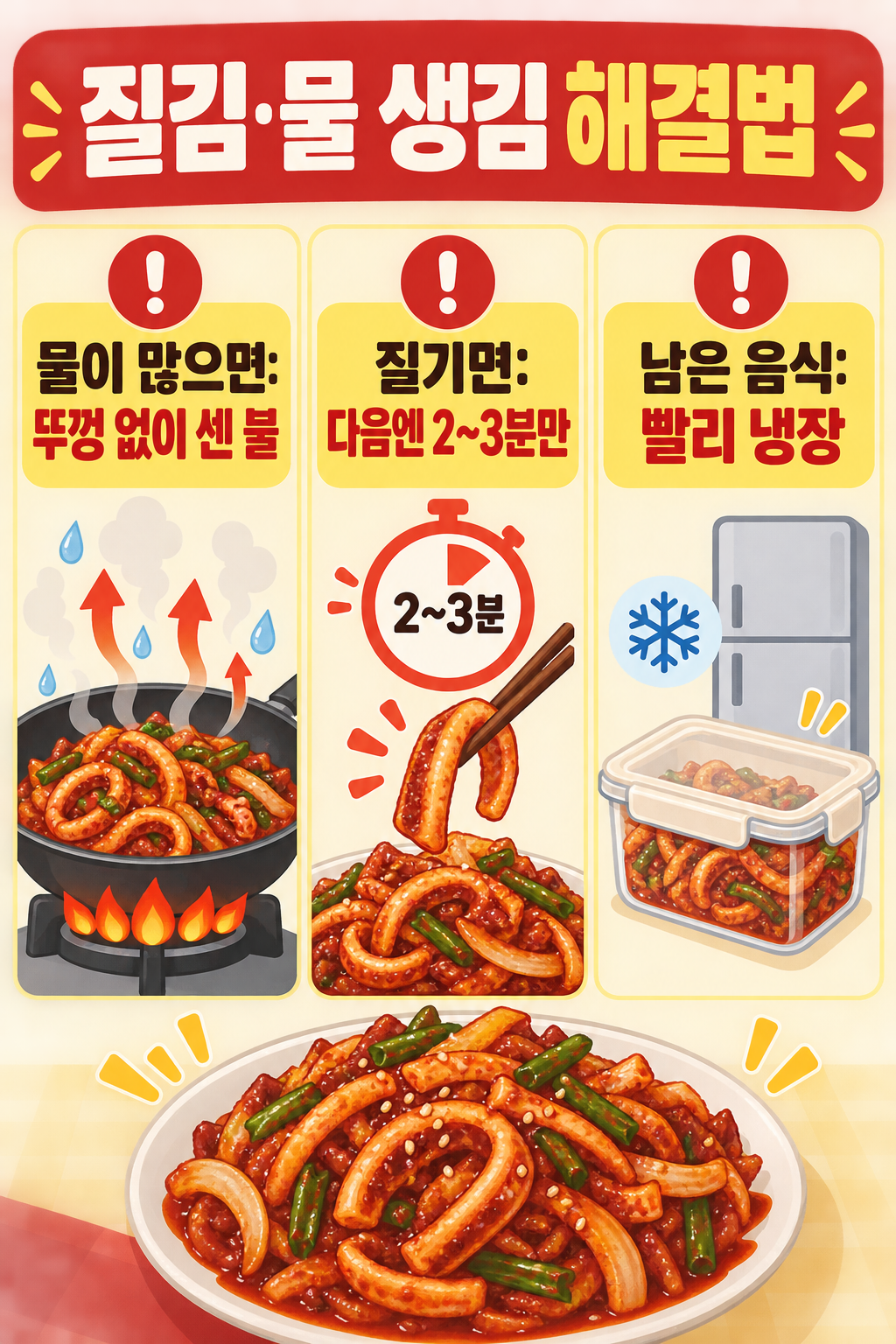 실패 없이 누구나 맛있게 만드는 오징어볶음 양념 레시피 확인 정보 카드