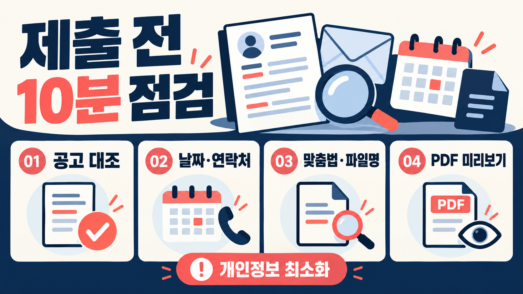 이력서 양식 선택부터 작성까지: 8가지 유형과 체크리스트 확인 정보 카드