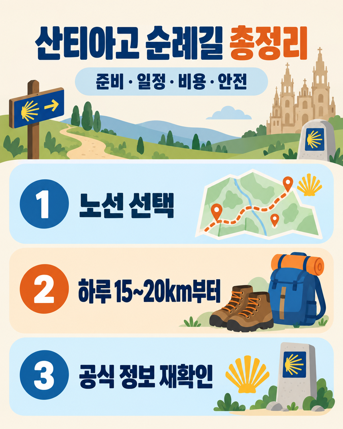 산티아고 정보 카드