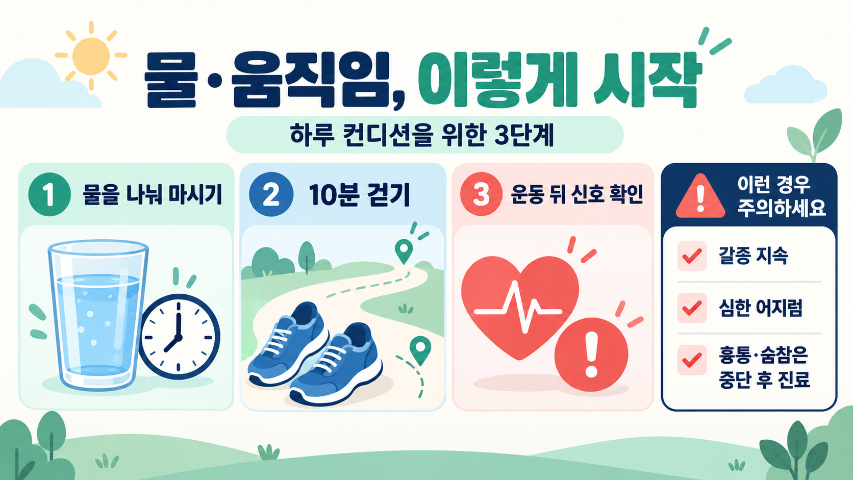 셀프 디톡스 대신 일상 회복을 돕는 건강 습관 4가지 관련 정보 카드
