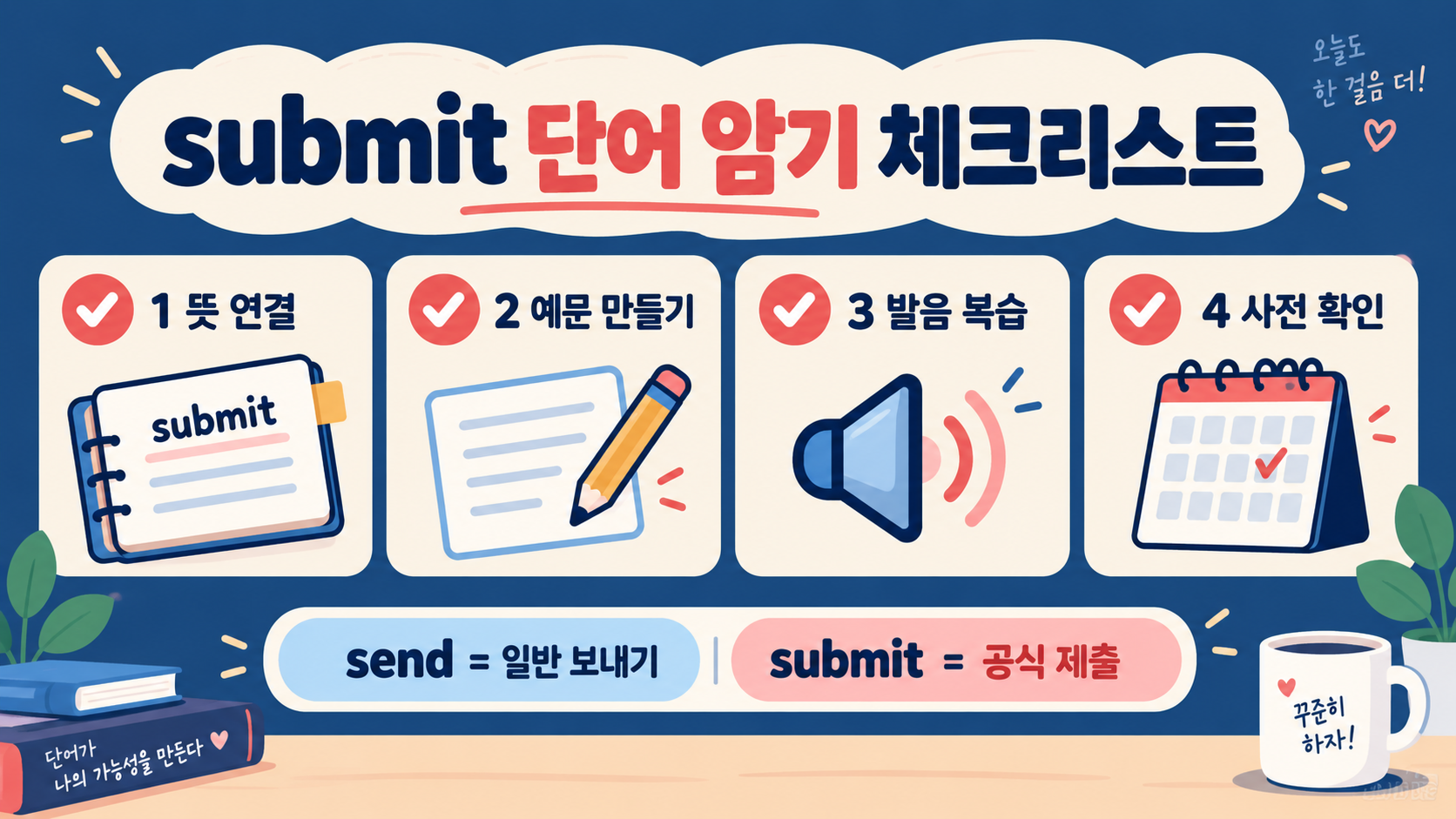 submit·submission 뜻과 어원: 제출·복종을 함께 기억하는 법 확인 정보 카드