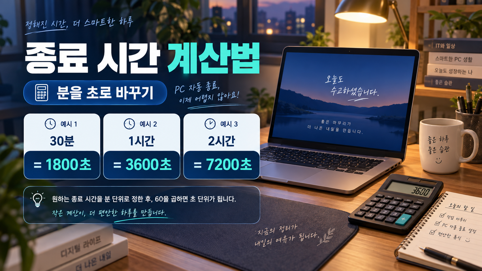 윈도우11 PC 자동 종료 예약 방법: 타이머 설정과 취소 관련 정보 카드